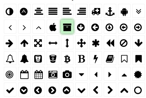 jQuery Mobile Icon Pack Builder